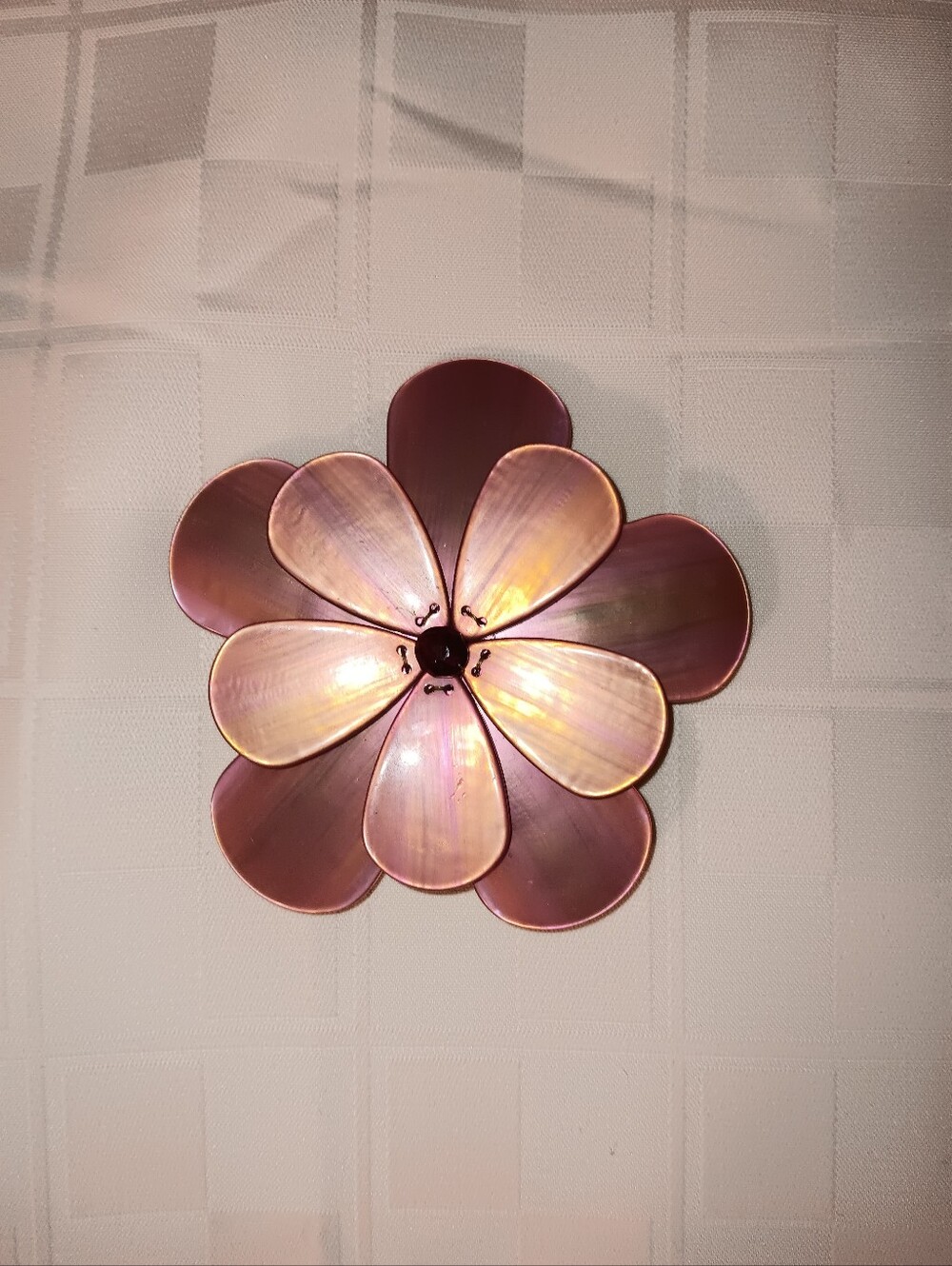 Vintage stunning Pono By Joan Goodman layered Flowet Brooch Pin